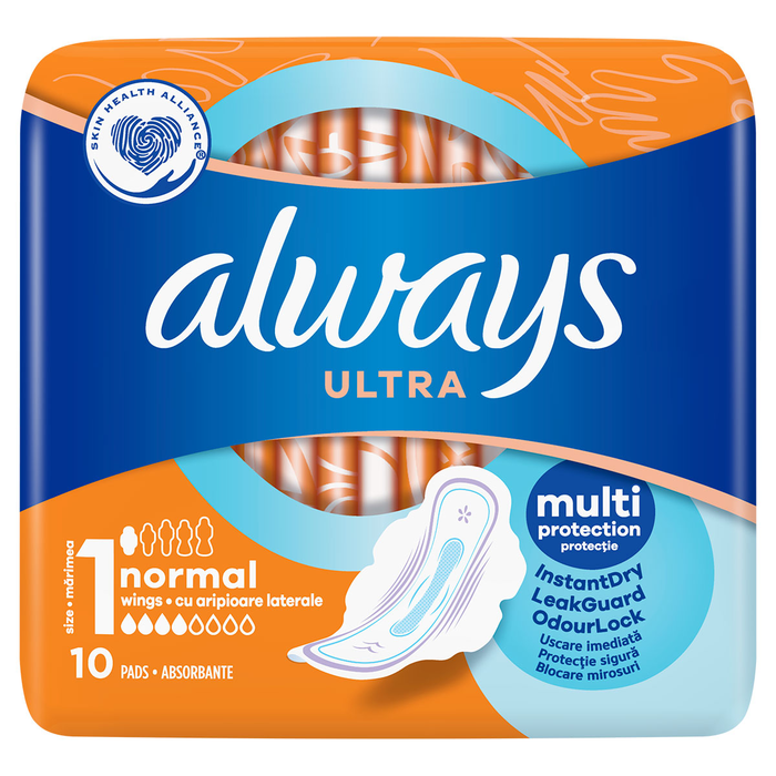 Ingrijire Personala - ALWAYS Ultra Plus, absorbante igienice, marime 1, 10 buc