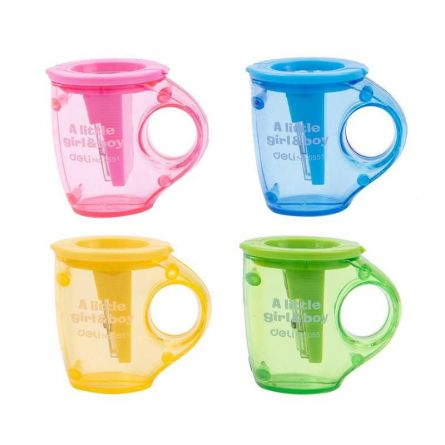 Rechizite si Papetarie - ASCUTITOARE PLASTIC DUBLA CU CONTAINER CESCUTA DELI