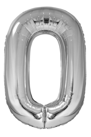 Baloane Folie - Balon folie Cifra 85 cm Argintiu DACO