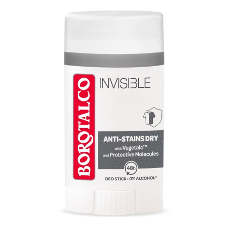 BOROTALCO Invisible, stick, 40 ml