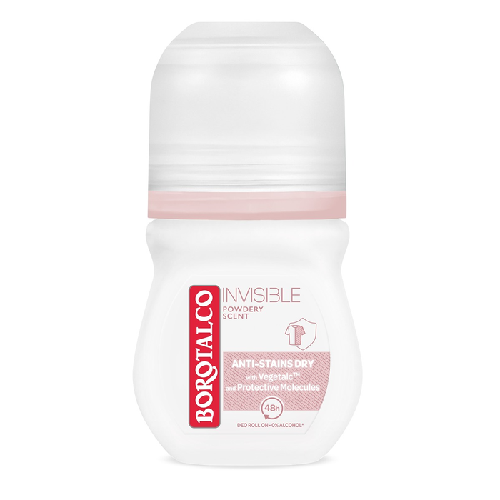Ingrijire Personala - BOROTALCO Invisible Pink, roll-on, 50 ml