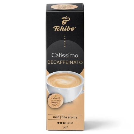 Cafea - CAFISSIMO Caffe Crema Decaffeinated, cafea capsule, decofeinizata, 100% arabica, 10 buc