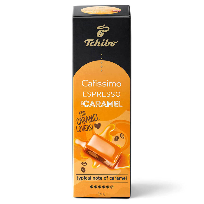 Cafea - CAFISSIMO Espresso Caramel, cafea capsule, espresso cu gust de caramel, 10 buc