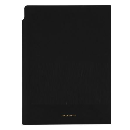 Caiete Speciale - CAIET BIROU A5 112 FILE 80G DICTANDO COPERTA PIELE NEGRU N141L DELI