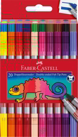 Markere si Carioci - CARIOCA 20 CULORI 2 CAPETE FABER-CASTELL