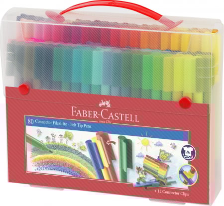 Markere si Carioci - CARIOCA 80 CULORI CONNECTOR CUT CADOU FABER-CASTELL