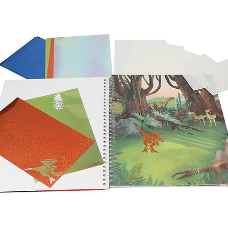 Carte Activitati Stick & Shine Dino World [1]