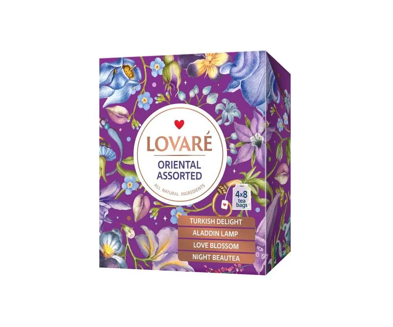 Ceai - Colectie ceai Lovare Oriental asortat 32 plicuri 4 arome 64 g