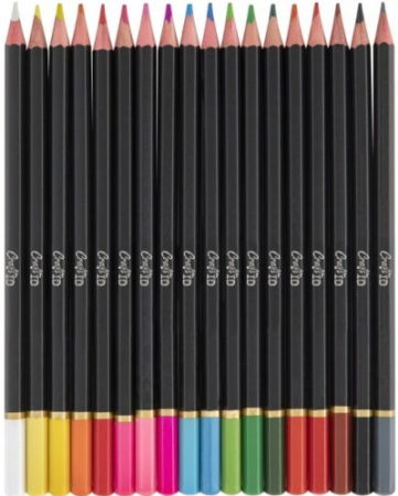 Creioane colorate în cutie metalică Craft ID - 18 buc [1]