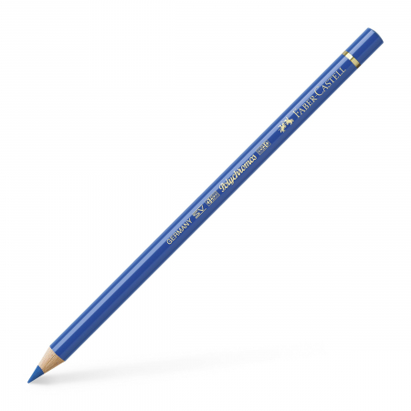 Grafica - creion-colorat-polychromos-albastru-cobalt-verzui-faber-castell