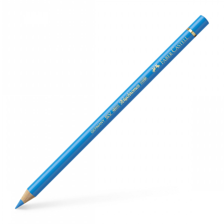 Grafica - creion-colorat-polychromos-albastru-mediu-faber-castell