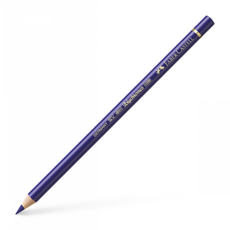 Grafica - creion-colorat-polychromos-albastru-mov-faber-castell