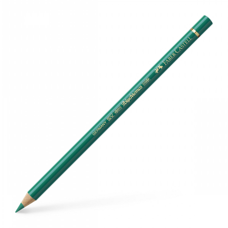 Desen - creion-colorat-polychromos-verde-phthalo-faber-castell