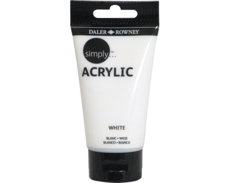 Culori Pictura - Culoare acrilică Simply alb 250 ml