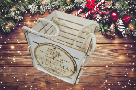 Cutie de Crăciun din lemn - Special Delivery from the North Pole Mica [2]