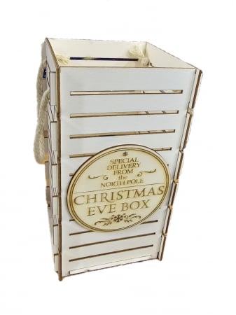 Cutii - Cutie de Crăciun din lemn - Special Delivery from the North Pole Mare