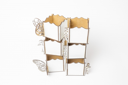 Cutiuta martisor mdf alb sora [1]