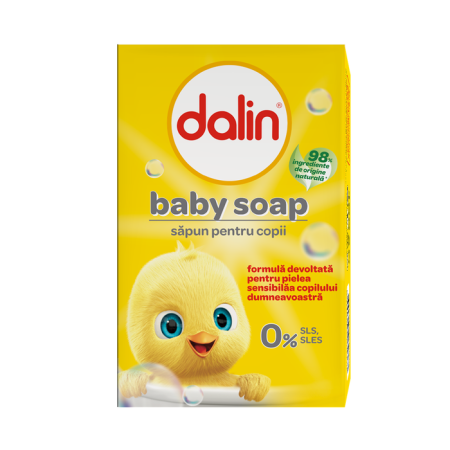 Produse nou-nascut - DALIN Baby, sapun solid, original, 100 g