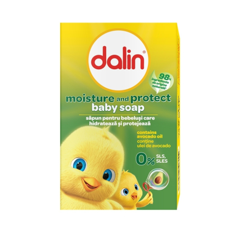 Produse nou-nascut - DALIN Moisture and Protect, sapun solid, cu avocado, 100 g