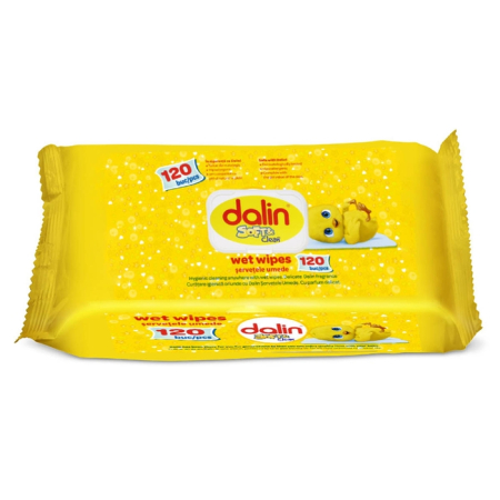 Produse nou-nascut - DALIN Soft&Clean, servetele umede, 120 buc
