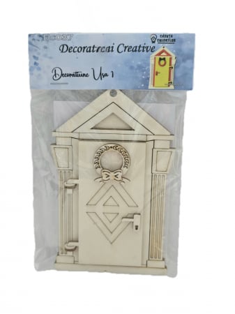 Accesorii Hobby, Craft - Decoratiune uşă de Crăciun personalizată