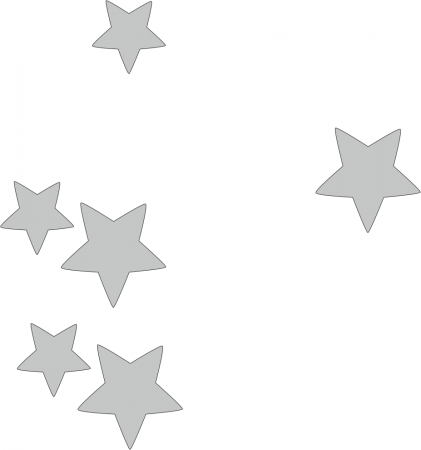 Accesorii Hobby, Craft - Decoratiuni Creative dc043 Stelute argintii
