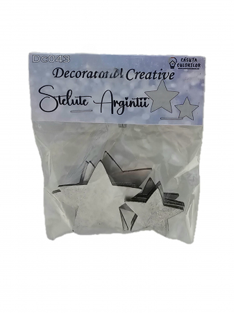 Decoratiuni Creative dc043 Stelute argintii [1]