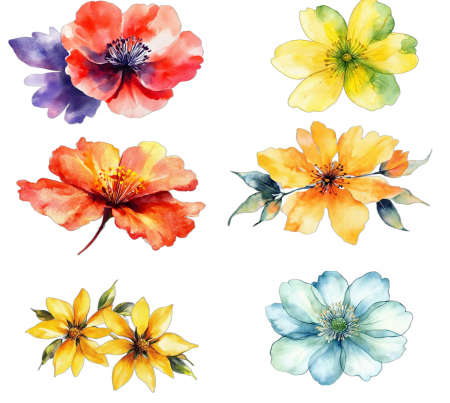 Martie - Decoratiuni Creative dc060 Flori primavara