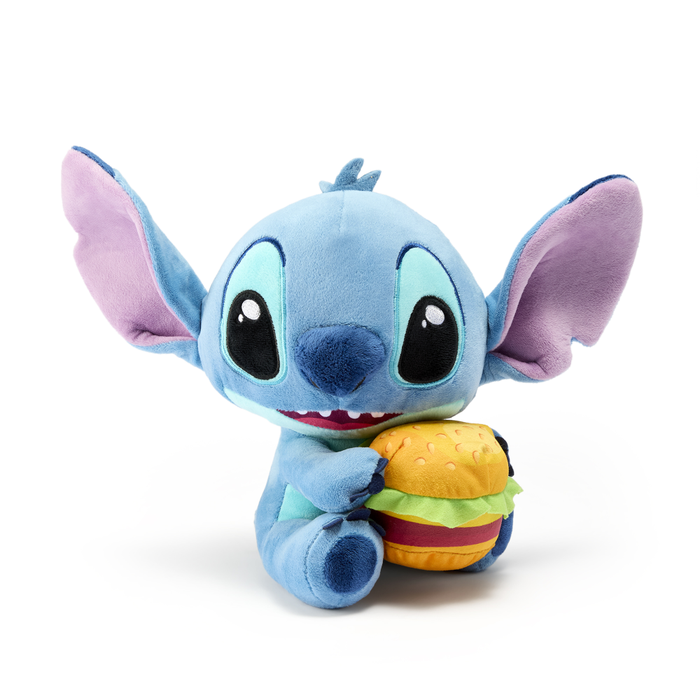 Jucarii de plus - DISNEY 1 model, jucarie de plus, Stitch cu burger, 25 cm