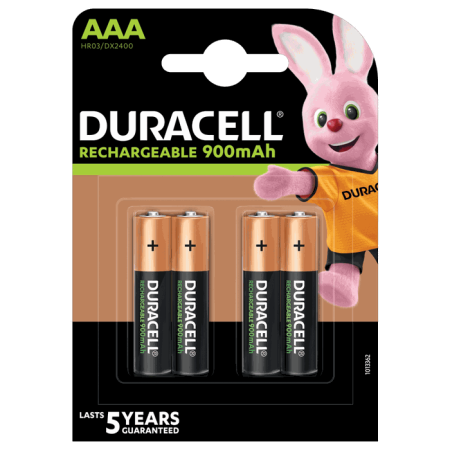 Baterii - DURACELL Recharge, acumulatori, AAA 900mAh, 4 buc