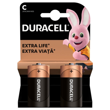 Baterii - DURACELL Basic, baterii, C/LR14, 2 buc