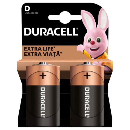 Baterii - DURACELL Basic, baterii, D/LR20, 2 buc