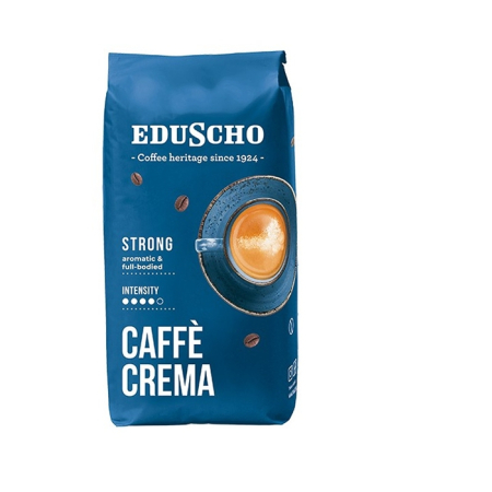 Produse Protocol Birou - EDUSCHO Crema Strong, cafea prajita boabe, 1 kg