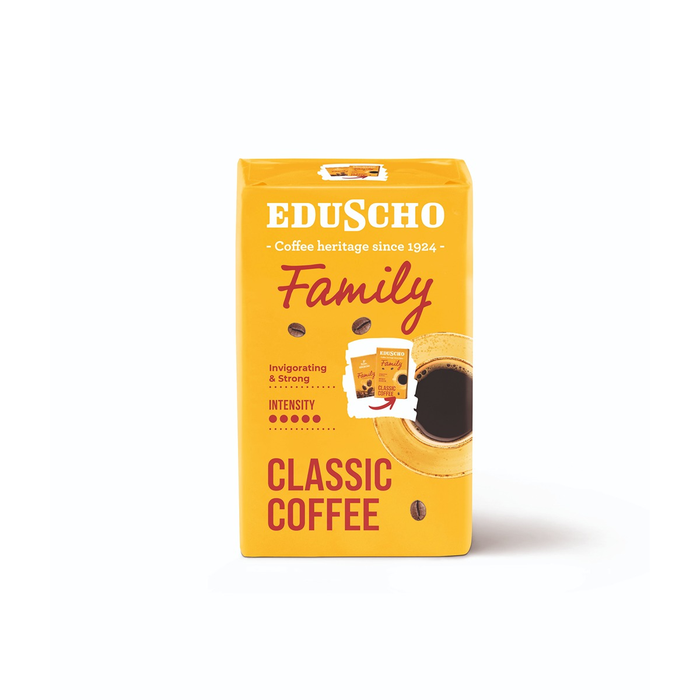 EDUSCHO Family, cafea prajita si macinata, 250 g