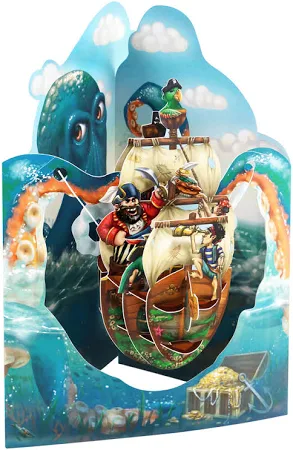 Felicitare 3D Santoro Swing [4]