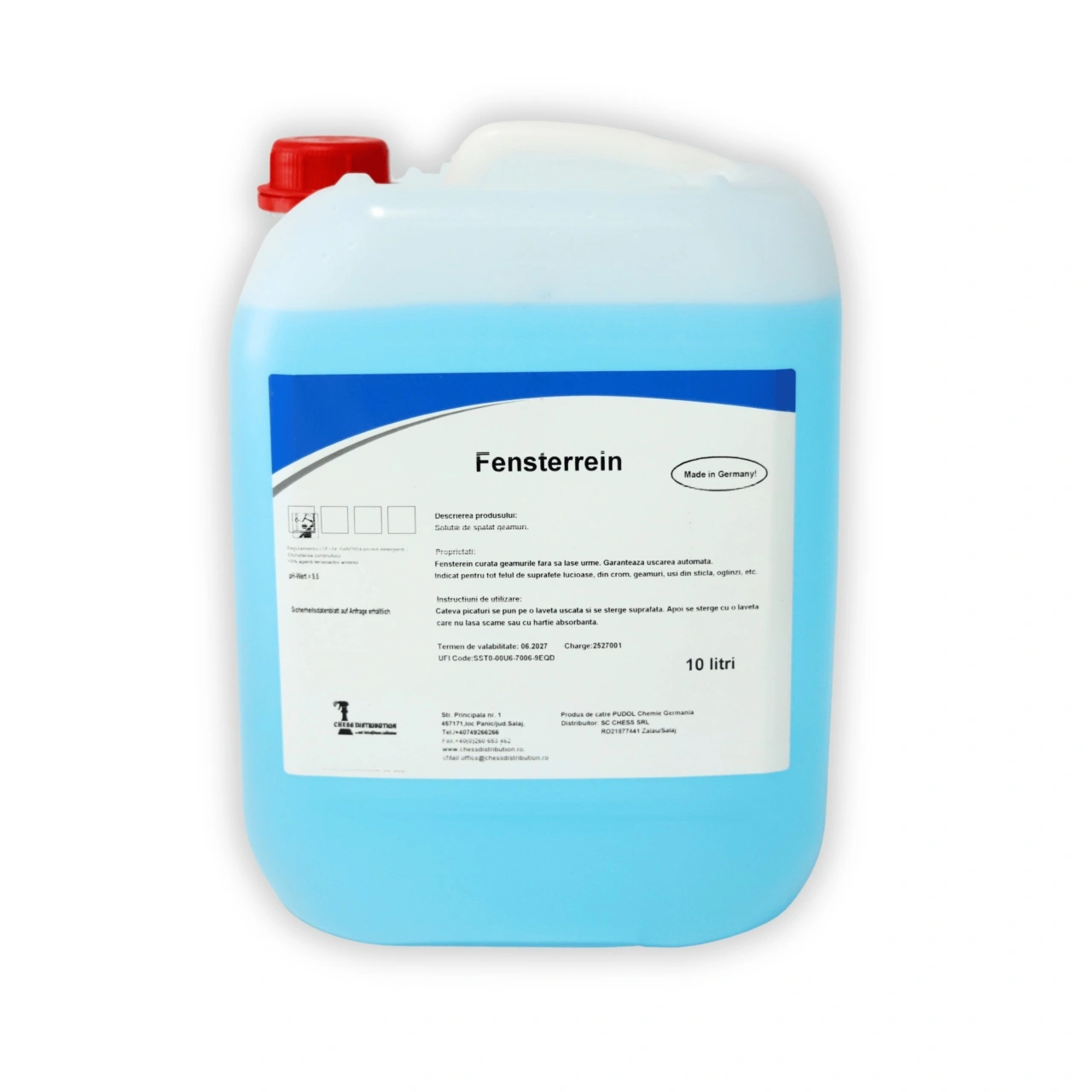 Detergenti profesionali - Fensterrein - Curățător de sticlă și geamuri