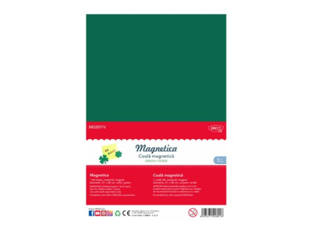 Hobby - Folie magnetică A4 Verde DACO