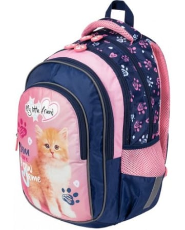 Ghiozdan școlar St. Majewski My Little Friend - Ginger Kitty, 2 compartimente [1]