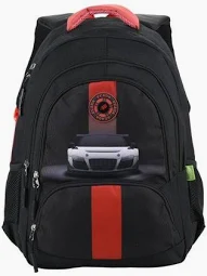 Ghiozdane - Ghiozdan scoala Ecada 61498, 4 compartimente, 46 x 32 x 18 cm, Racing Power