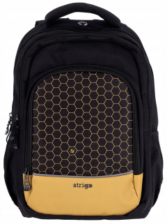 Papetarie birotica si rechizite - Ghiozdan - Fagure de miere - Negru