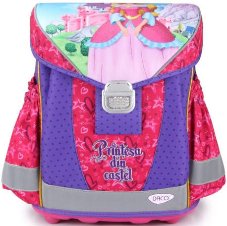Papetarie birotica si rechizite - Ghiozdan fete DACO Printese GH308
