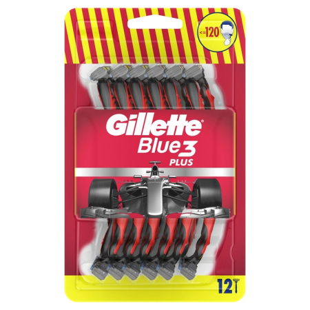 Ingrijire Personala - GILLETTE Blue III Plus Nitro, aparat de ras, 12 buc