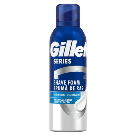 Ingrijire Personala - GILLETTE Series Conditioning, spuma de ras, cu efect de balsam cu Unt de Cacao, 250 ml