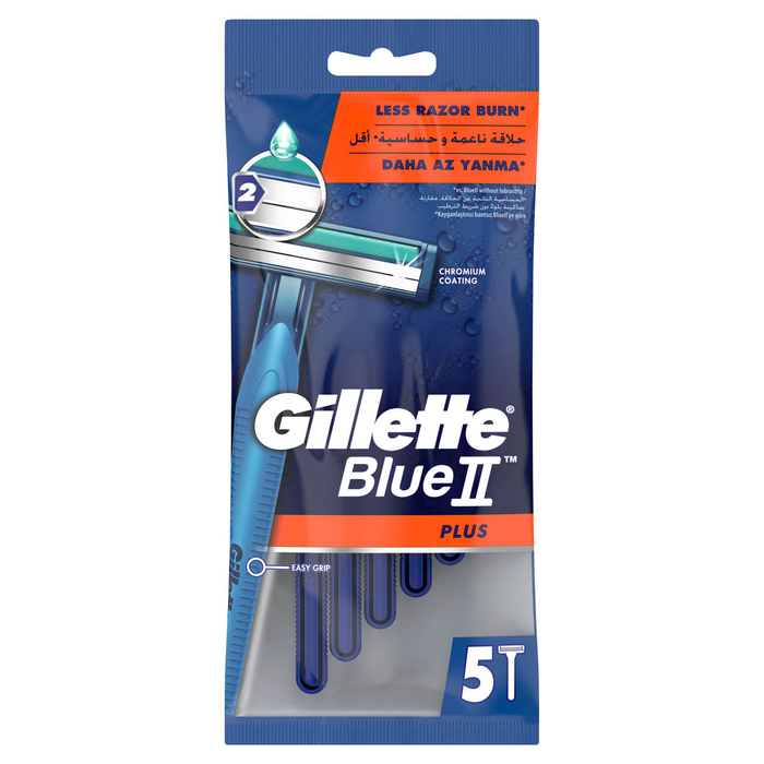Ingrijire Personala - GILLETTE Blue II Plus Ultragrip, aparat de ras, 5 buc