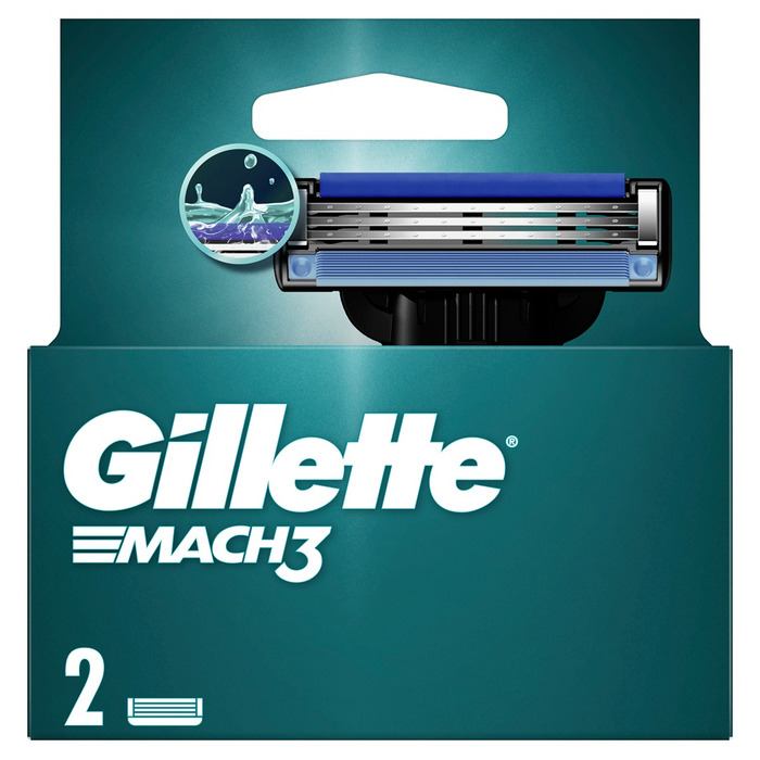 GILLETTE Mach3, rezerva aparat de ras, 2 buc