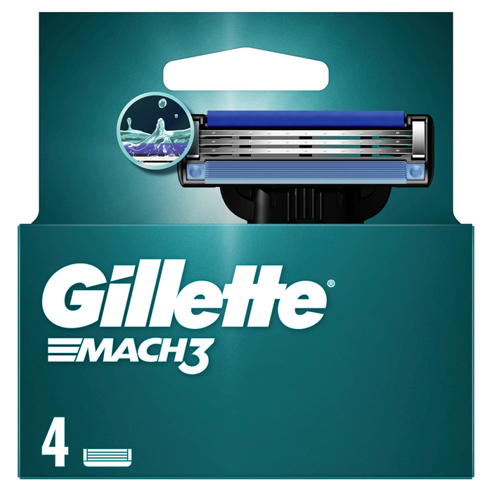 GILLETTE Mach3 Regular, rezerva aparat de ras, 4 buc