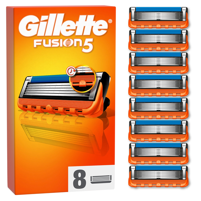 GILLETTE Fusion5, rezerva aparat de ras, 8 buc