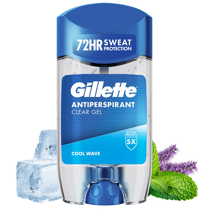 Ingrijire Personala - GILLETTE Cool Wave, deodorant antiperspirant, gel stick, 70 ml