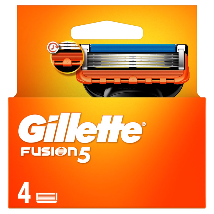 GILLETTE Fusion5, rezerva aparat de ras, 4 buc
