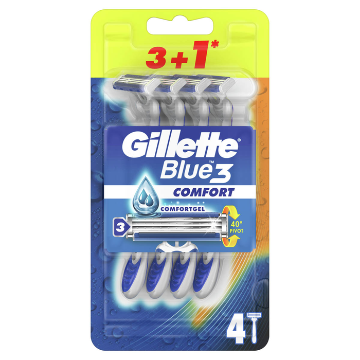 Ingrijire Personala - GILLETTE Blue III, aparat de ras, 3+1 buc